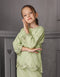 KIDS BAJU KURUNG KEDAH DARYA (TENDRIL GREEN)
